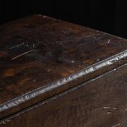 Antique wooden storage chest, France, late 18th century
