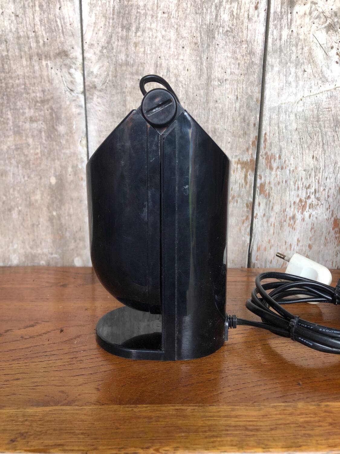 Old BAMBINA Designer Lamp from Fase 80's Ein France Black Vintage