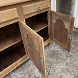 Solid Oak Sideboard Mid 20th Century