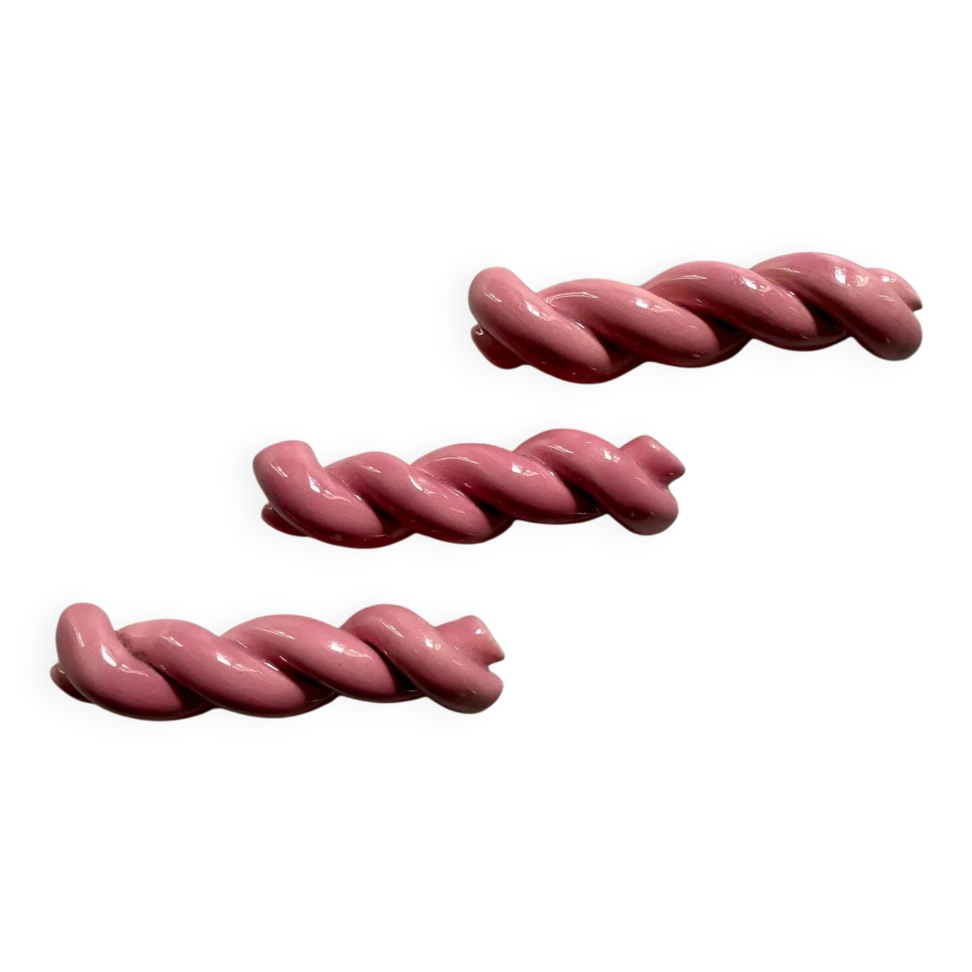 Six ceramic "Marshmallow" knife rests - 1980
