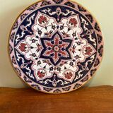 Enameled plate