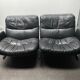 Armchair and sandwich sofa set by Ammannati & Vitelli for Brunati.