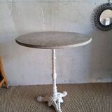 Round marble bistro table