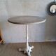 Table bistrot ronde en marbre