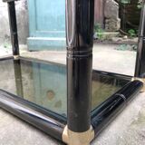 Bamboo-style metal design shelf