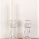 Pair of glass soliflores