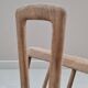 Brutalist art-popular magazine holder in solid wood