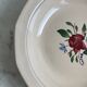 Presentation plate Sarreguemines and Digoin hand-painted