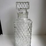 Carafe à whisky en verre années 70