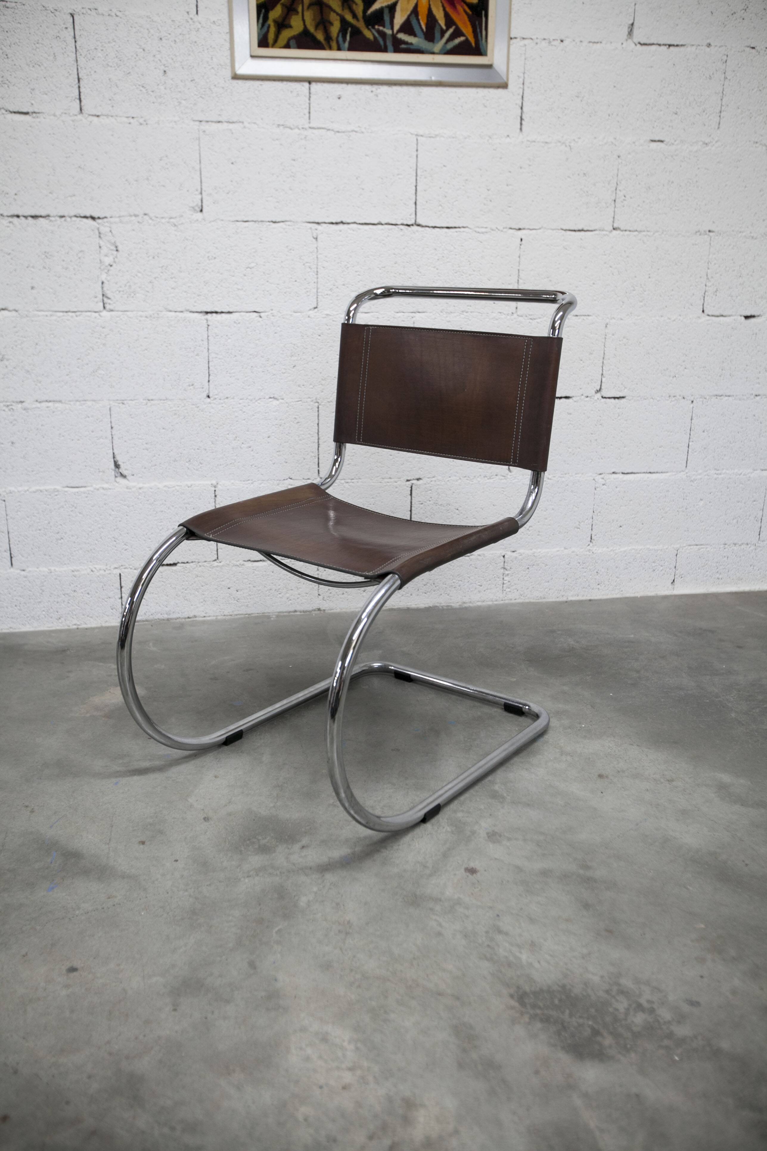 Mies Van Der Rohe MR10 chair 1970 new stamps