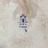 Gien earthenware trivet, Peonies