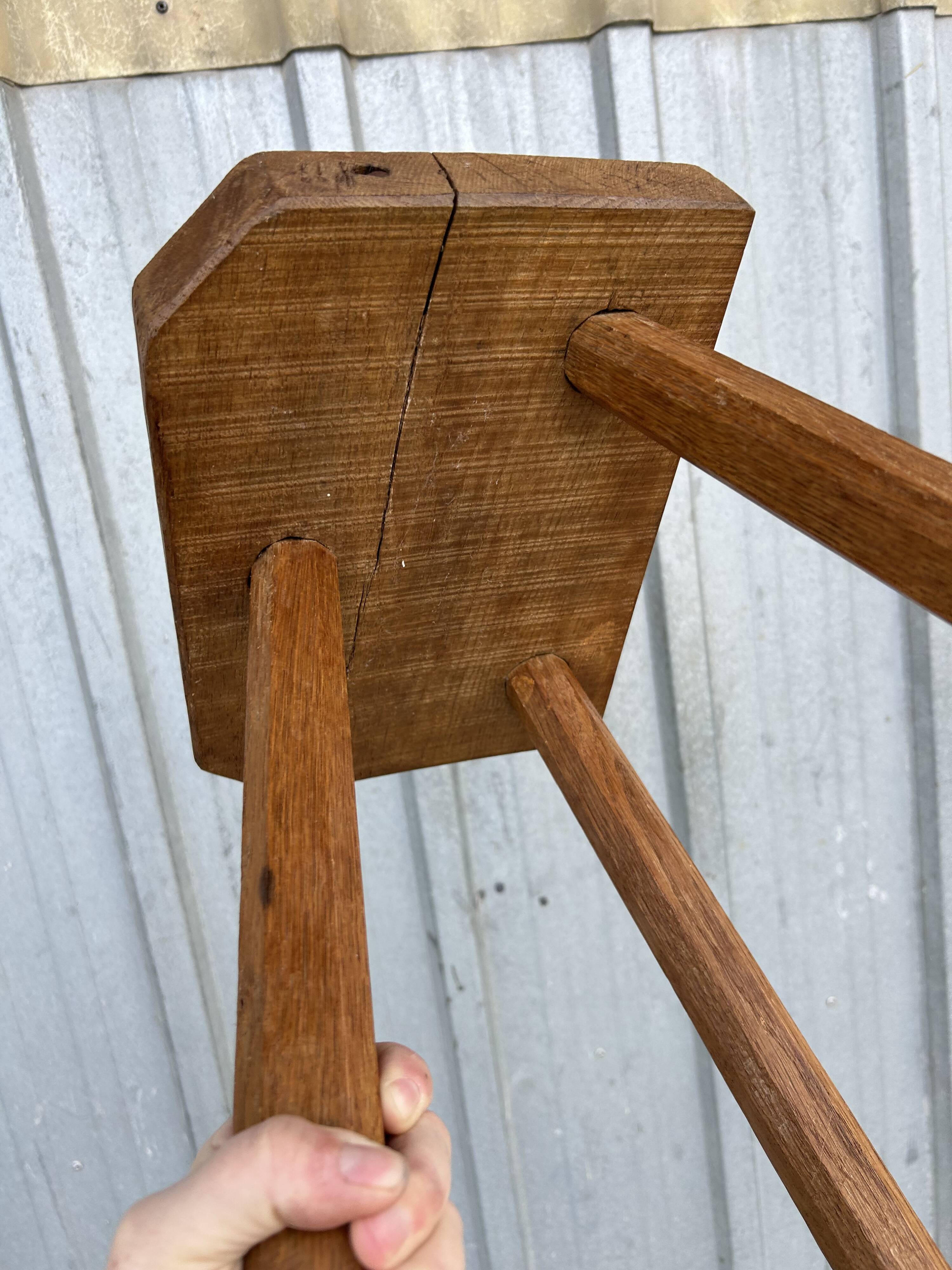 Antique tripod stool