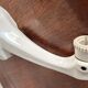 Vintage wall lamp in white porcelain – Utility elegance in the cart.