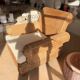 Fauteuil d’exception en jacinthe d’eau – coloris antique – pièce rare
