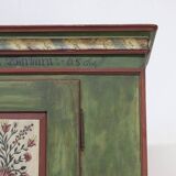 Cabinet de mariée peint d'art populaire, 1868