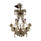 Antique crystal chandelier with pendants