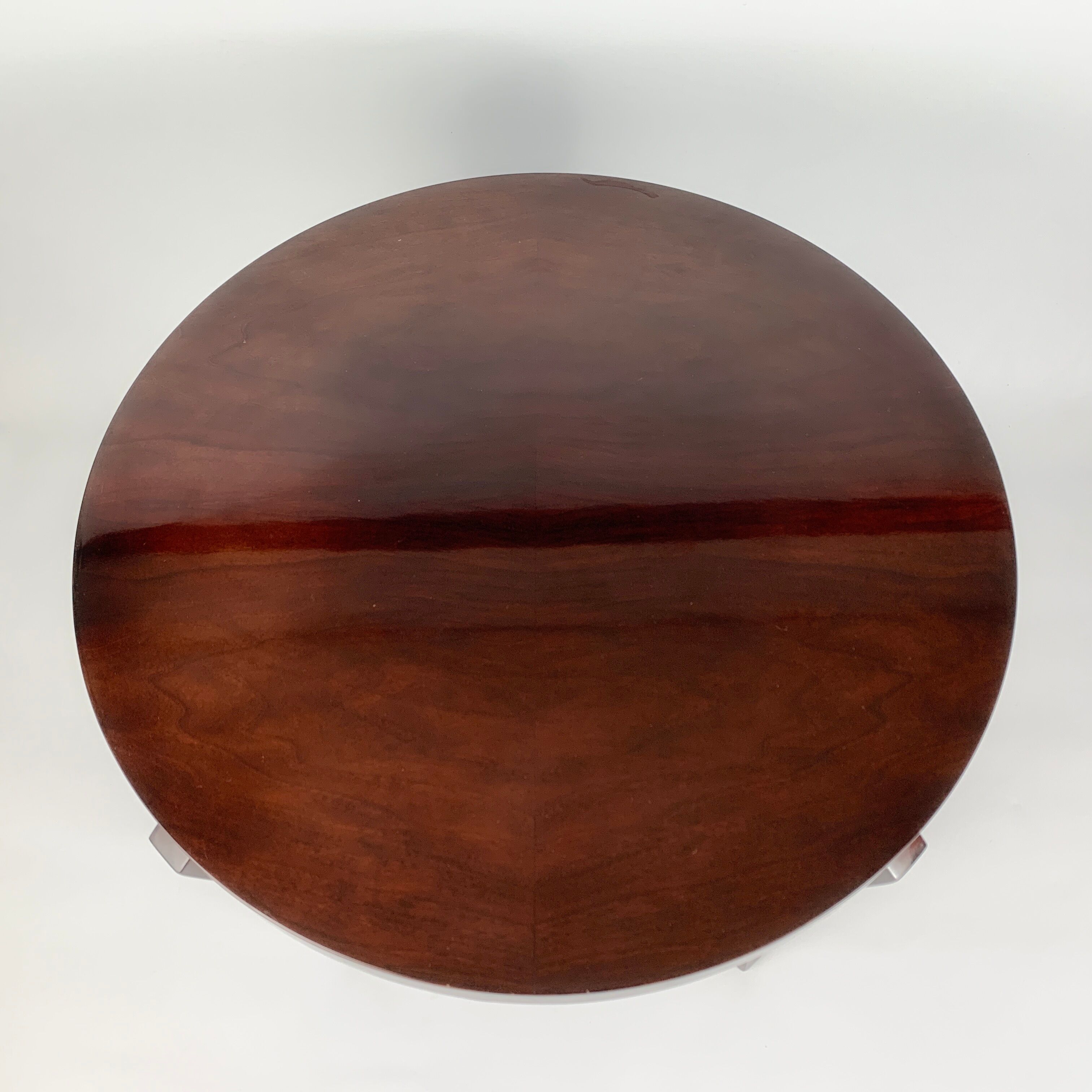 Glazed wooden coffee table in Art Deco style