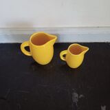 Pair of small pitchers in earthenware from Salins