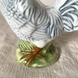 Salière coq en opaline
