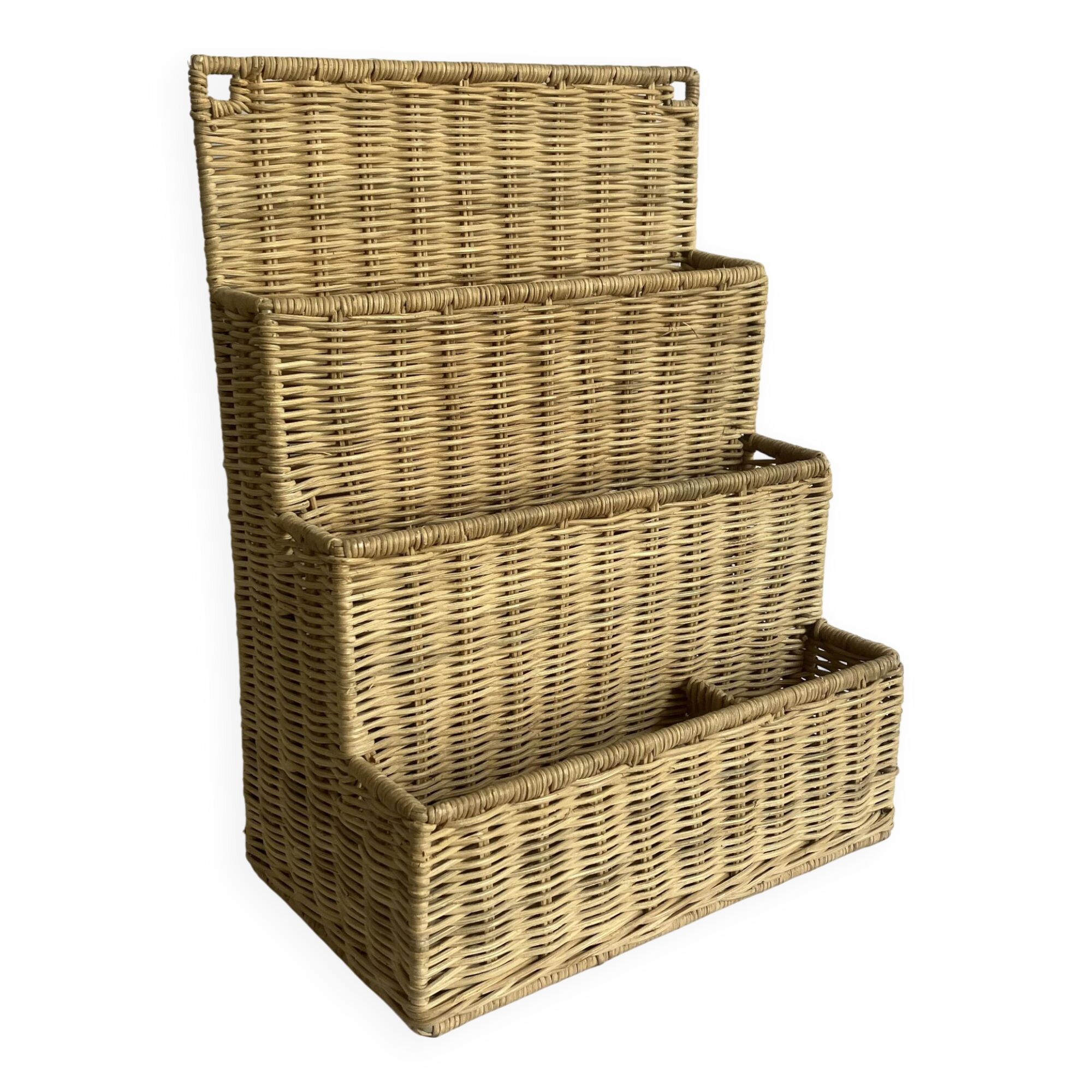 Woven wicker sorter