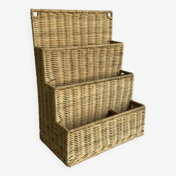 Woven wicker sorter