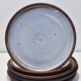 7 Vintage ceramic plates Norbert Pierlot Ratilly La borne