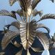 Palm leaf chandelier 1970