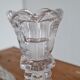 Paire de bougeoir en cristal ciselé