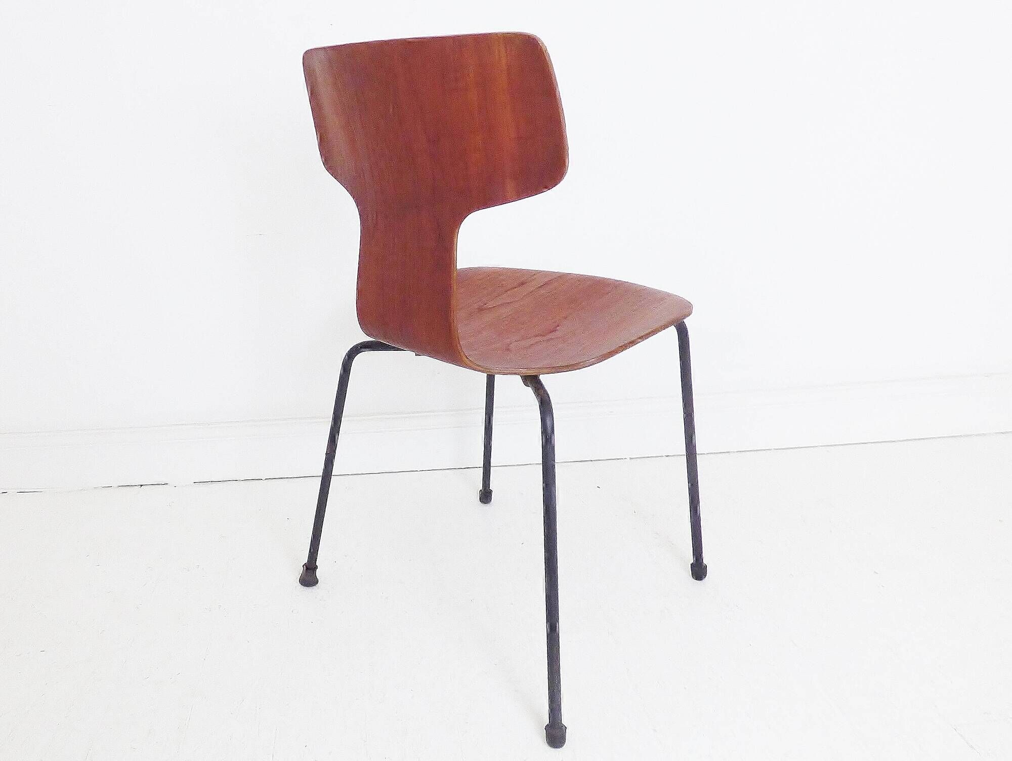 Vintage Danish Teak 3103 ' Hammer' Chair By Arne Jacobsen For Fritz Hansen