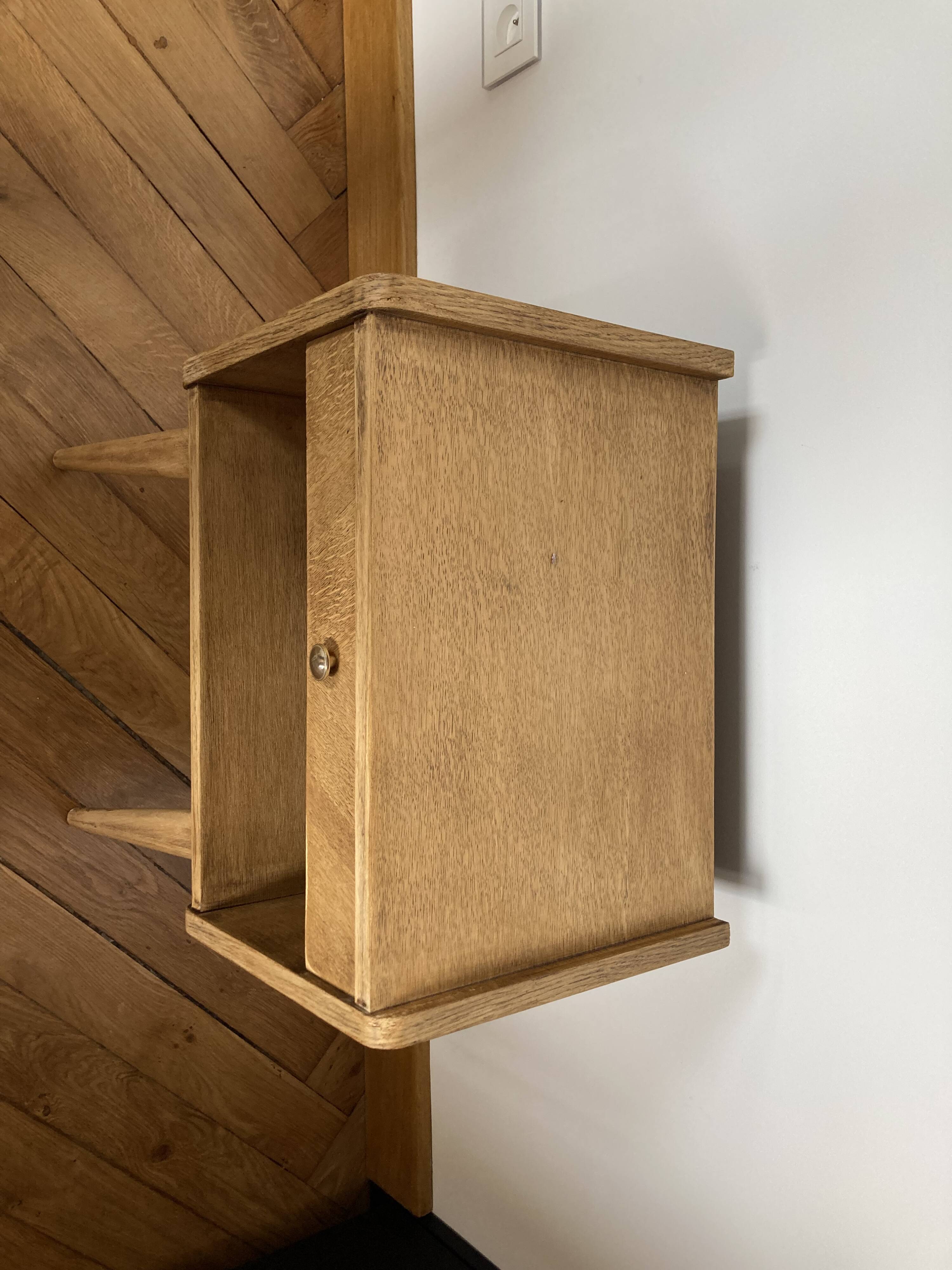 Bedside table compass legs