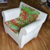 STARCK Bubble armchair "zinc white"