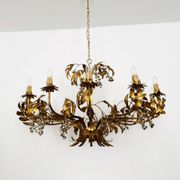 Stunningly Large Italian Hollywood Regency Chandelier by Hans Kögl