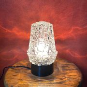 Lampe de chevte en verre à poser vintage