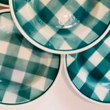 5 hollow plates green tiles FN DE givors france