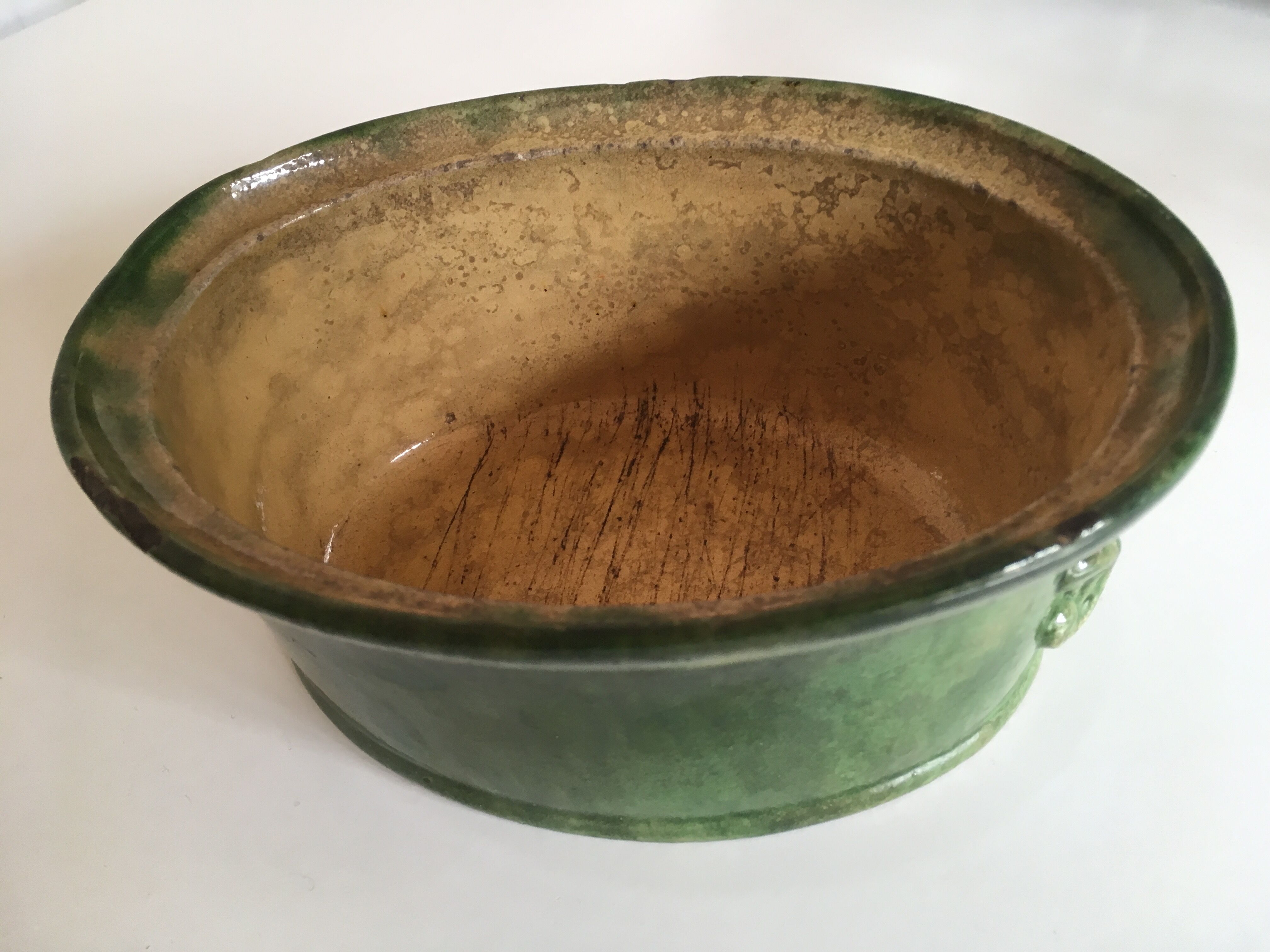 Ground soil dish 19th L'Herminé in Orchies