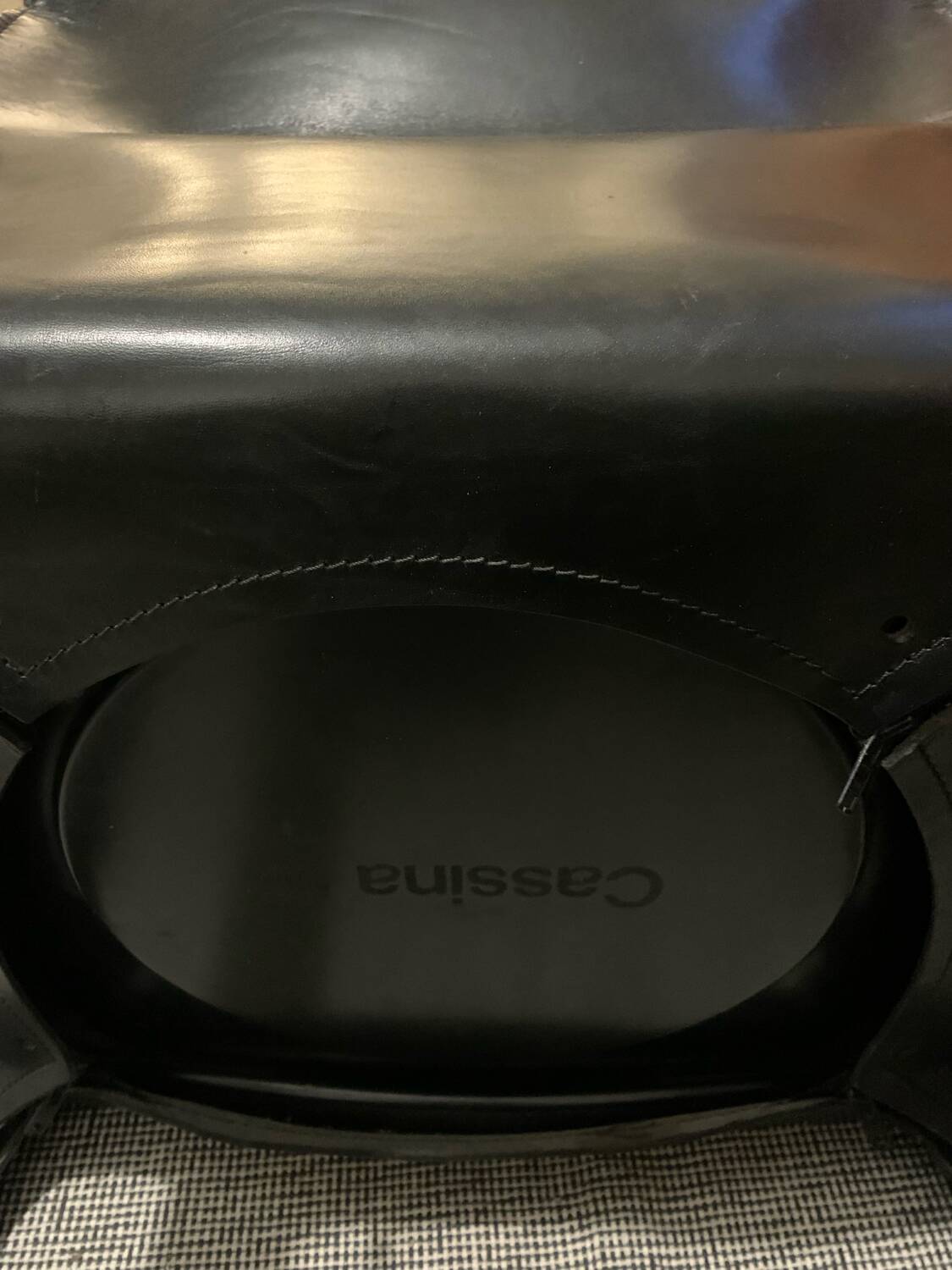 Cassina leather armchair