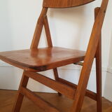 Wooden folding chair 50s