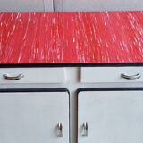 Low sideboard, vintage wood 50s