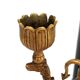Chandelier with the Fan, the Griffins and the Rooster - Louis XVIII - Gilded brass