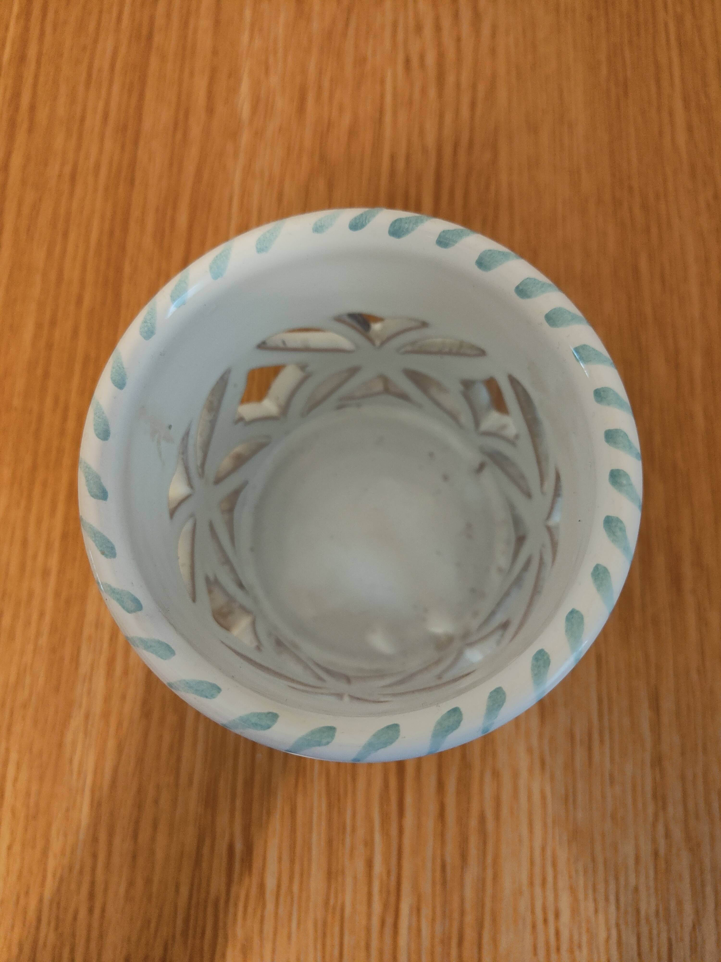 Fima Deruta Candle Holder