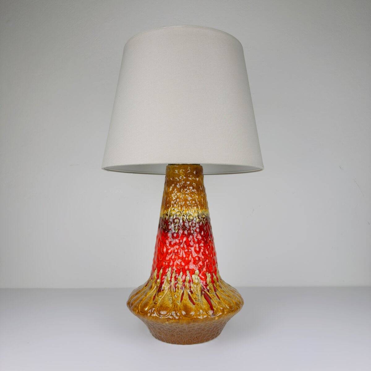 Lampe de table vintage en céramique Lava de Kil Liboje, Ancienne Yougoslavie, années 1960
