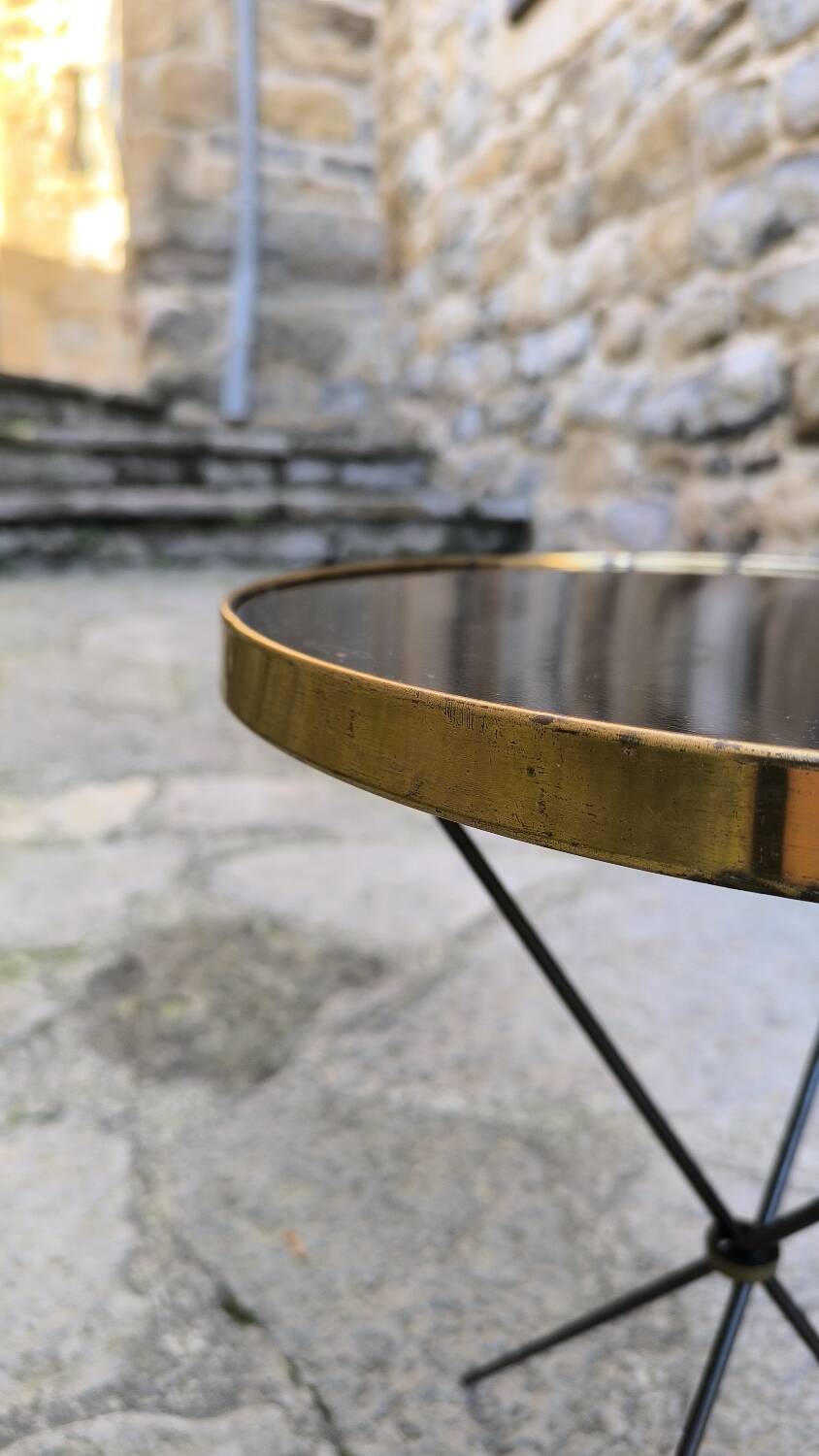 Tripod side table by Mechanical Mirror Works Inc 1950