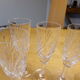 4 flutes à champagne en cristal de Saint louis modele Chantilly