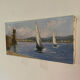 Peinture sur toile "Port de Collioure"