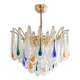 La Murrina glass chandelier, 1980s, Italy.