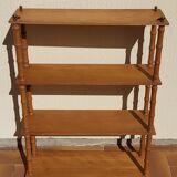 Vintage bamboo wood shelf
