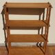 Vintage bamboo wood shelf