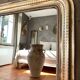 Antique Louis-Philippe mirror, 19th century, silver leaf