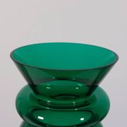 Vintage sculptural vase by Dieter Sieger for Ritzenhoff Design.