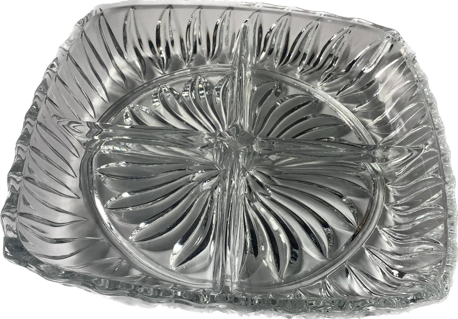 Square appetizer dish